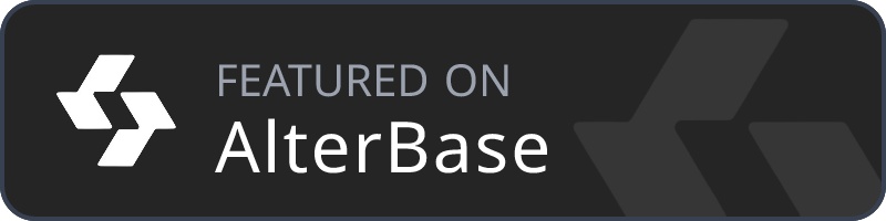 Featured on AlterBase